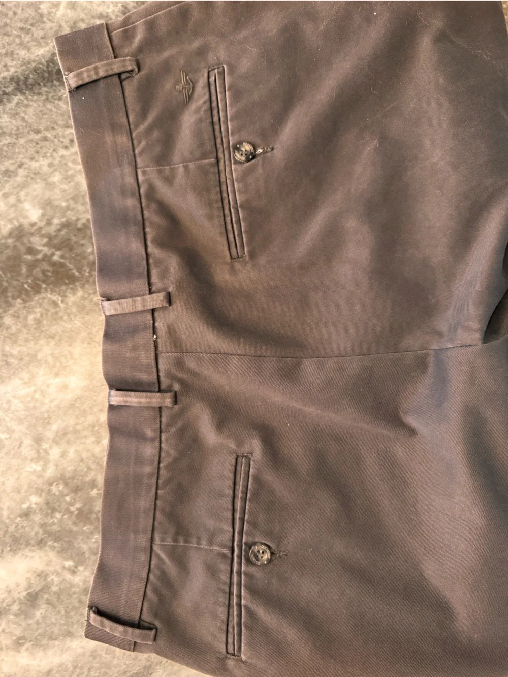 Like New Men's Classic Straight-Leg Pants - Charcoal 36” waist x 34” length